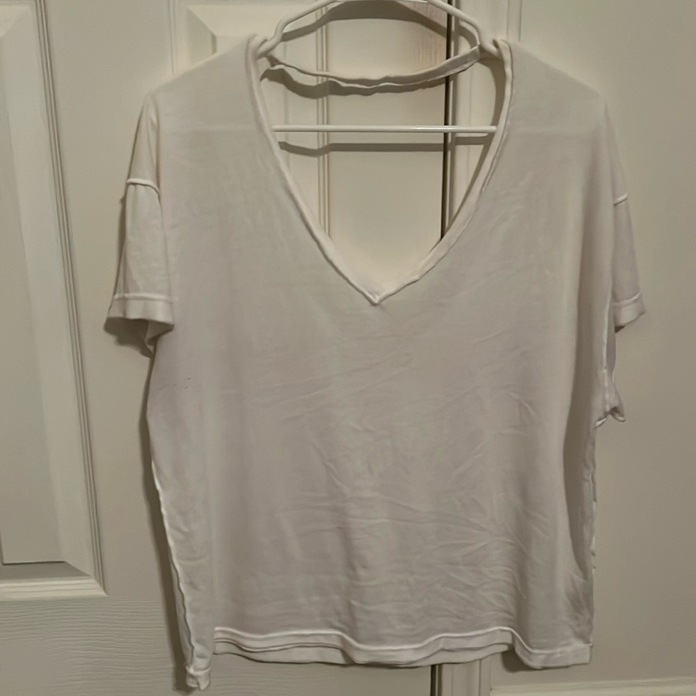 White Free People Shirt Size S